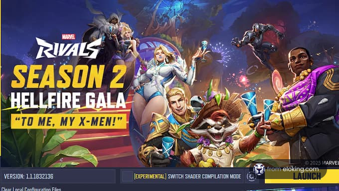 Marvel Rivals Season 2 Hellfire Gala featuring various characters