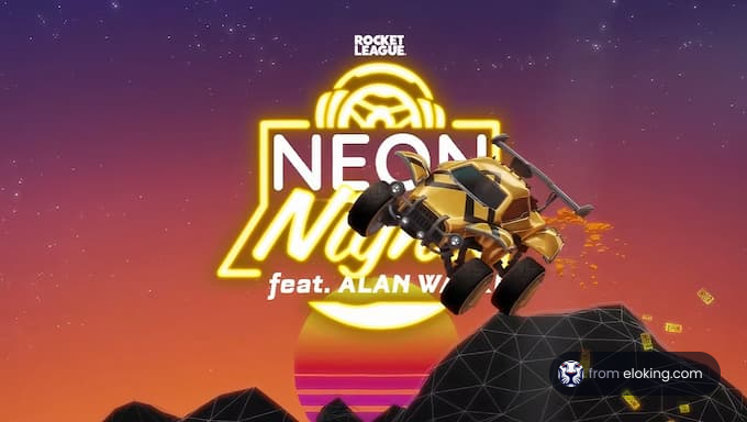 Rocket League Neon Nights event featuring Alan Walker