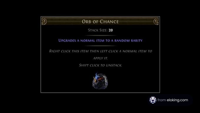 Orb of Chance game item description