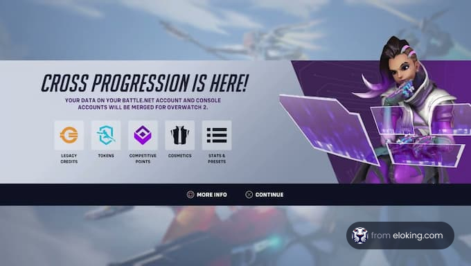 Cross progression feature announcement for Overwatch 2