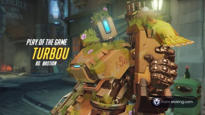 Play of the Game with Turbou as Bastion in Overwatch