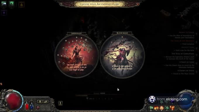 Choose your Ascendancy Class in Path of Exile