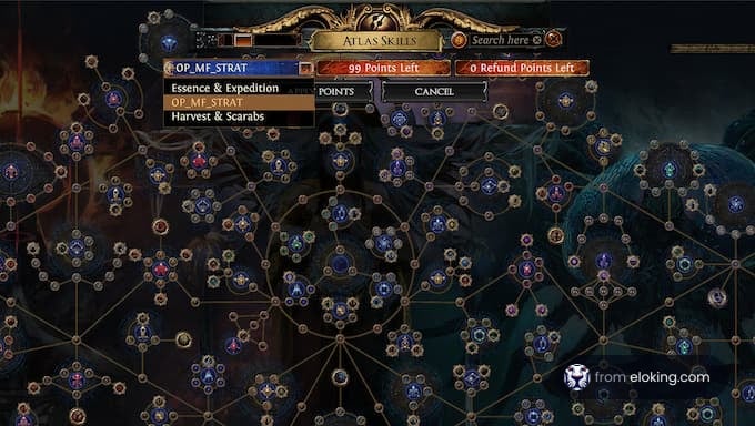 Path of Exile Atlas Skills Strategy