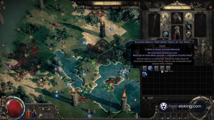 Elevated Breach Precursor Tablet in Path of Exile