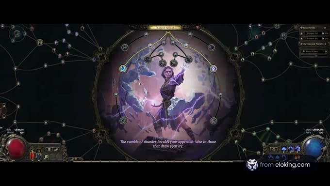 A character build overview in Path of Exile.