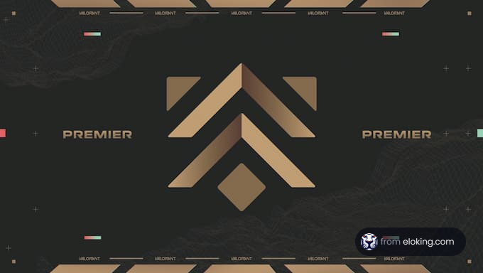 Elegant Premier logo design on a dark background