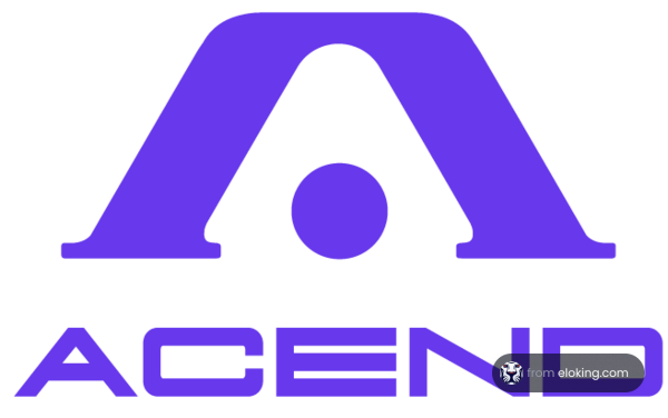 Purple logo of ACenergy with a stylized A and C forming an arch over a central dot