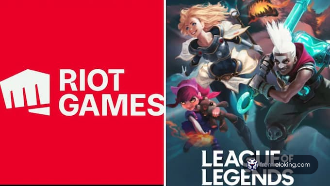 Riot Games League of Legends artwork featuring characters in action