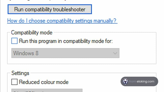Run compatibility troubleshooter for Windows settings