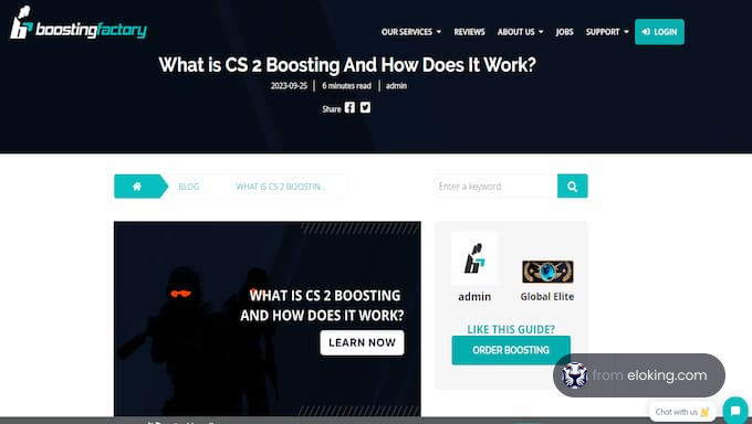 BoostingFactory's CS2 home page