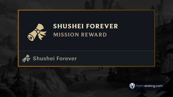 Shushei Forever mission reward