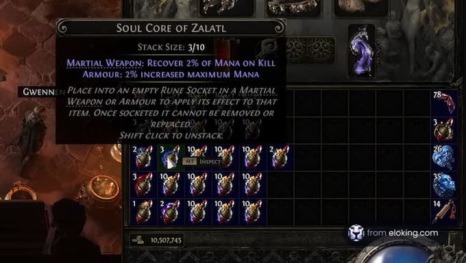 Soul Core of Zalatl game item details