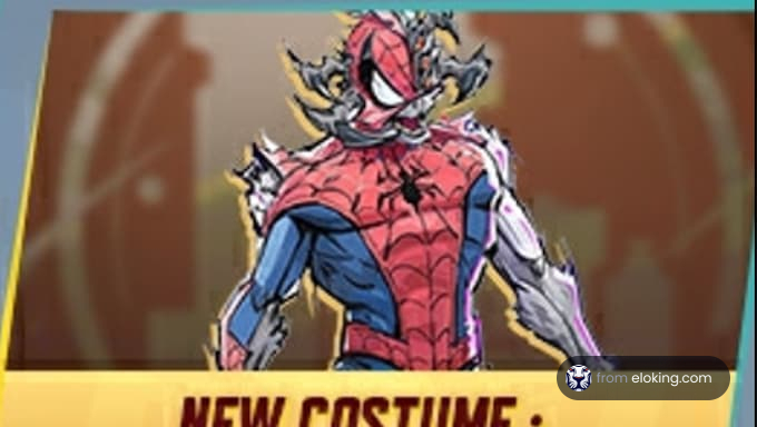 Spider-Man in a new costume design