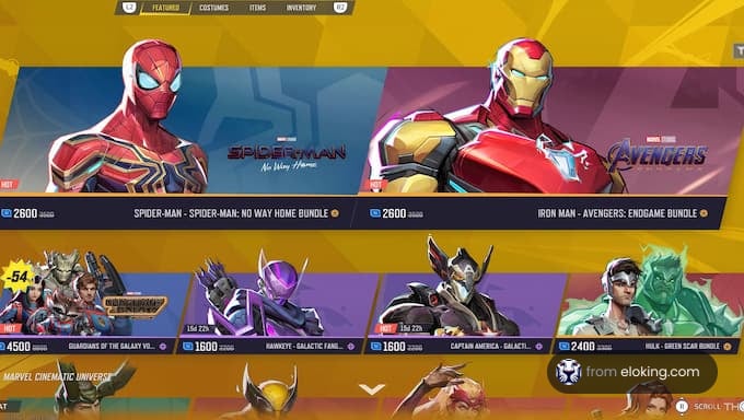 Spider-Man and Iron Man bundles from the Marvel Cinematic Universe