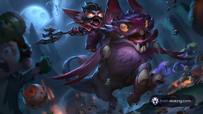 A fun Halloween-themed adventure featuring whimsical characters.