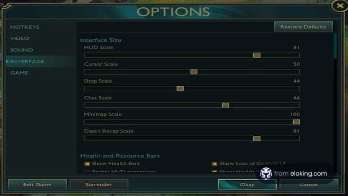 Here's how you can change your LoL cursor in the interface settings