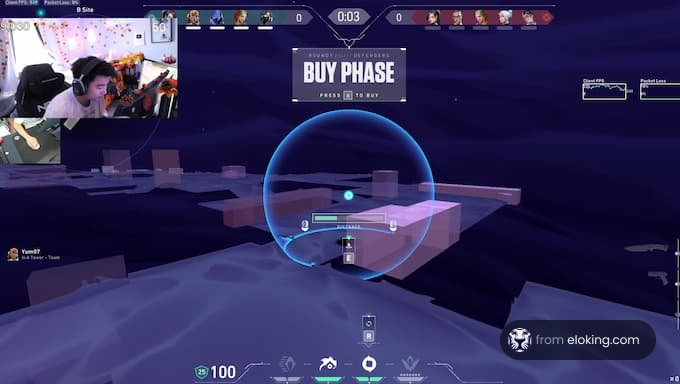 Gameplay von Valorant während der Kaufphase