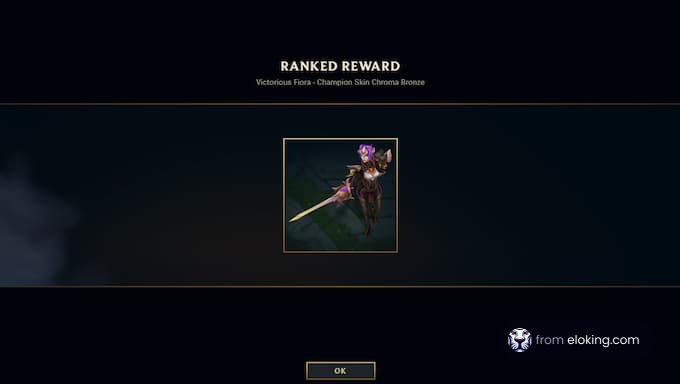Victorious Fiora Champion Skin Chroma Bronze