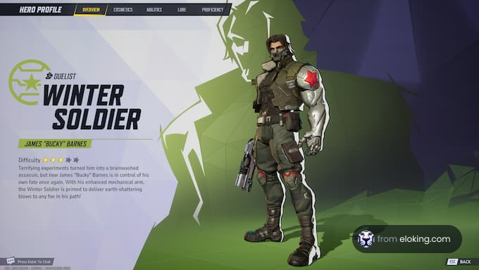 Winter Soldier character profile