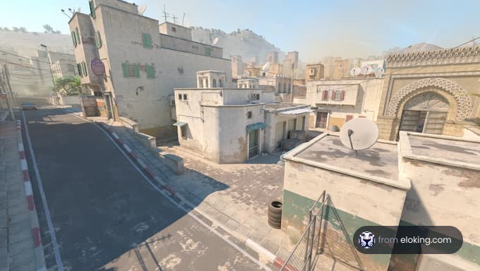 Vista della mappa Dust 2